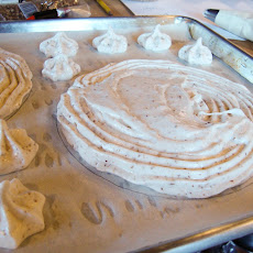 Chocolate Celebration Cake with Pecan Meringues