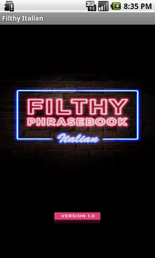 Filthy Phrasebook Italian