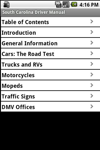 South Carolina Driver Manual