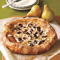 Pear, Dried-Cherry and Almond Galette