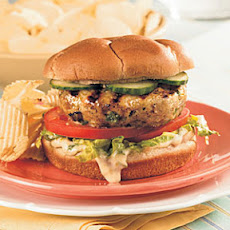 Thai Turkey Burgers with Mango Mayonnaise