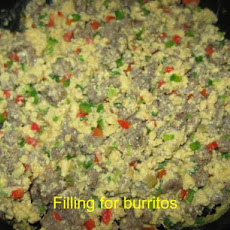 Freezer Sausage  and Egg Breakfast Burritos