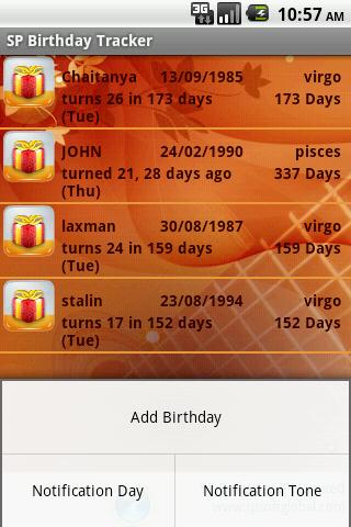 SP Birthday Tracker