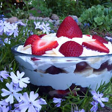 Fruit and Cream Layered Salad