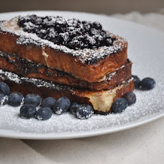 Caramelized Mascarpone-Stuffed Brioche French Toast