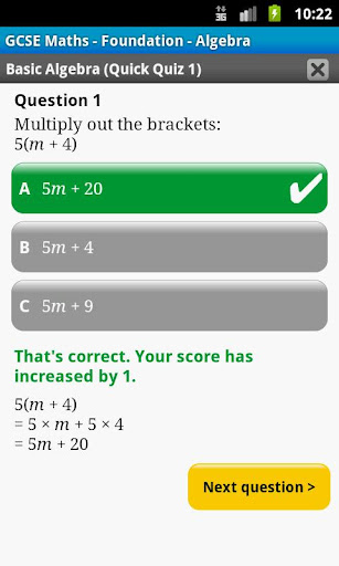 【免費教育App】GCSE Maths Algebra-APP點子