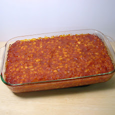 Baked Beans With Bacon & Red Onion