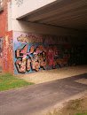 Old Train Track Underpass Murals 