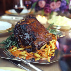Buffalo Prime Rib with Orange Balsamic Glaze