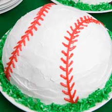 Baseball Ice Cream Cake