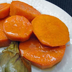 Honeyed Sweet Potatoes.