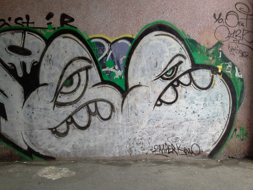 Граффитти Лягуха