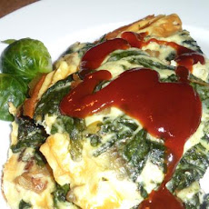 Fresh Spinach Mushroom Frittata