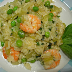 Garlic Prawn Risotto