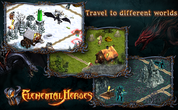 Android application Elemental Heroes screenshort