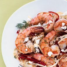 Shrimp with Fennel, Dill, and Feta