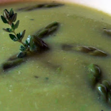 Cream of Asparagus Soup (vegan)