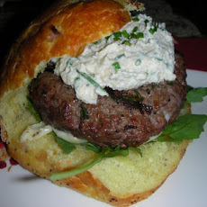 Pub Patties (Burgers) With Horseradish Sauce and Cress