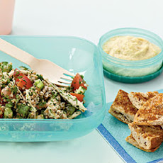 Tabbouleh with Chicken and Red Pepper