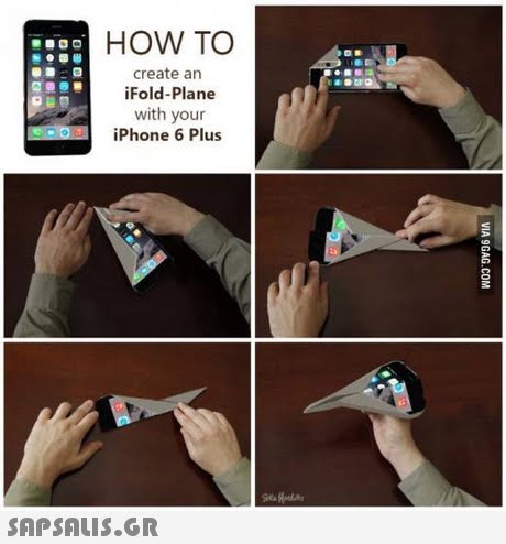 HOW TO create an iFold-Plane with your iPhone 6 Plus 