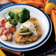 Breaded chicken with Avocado