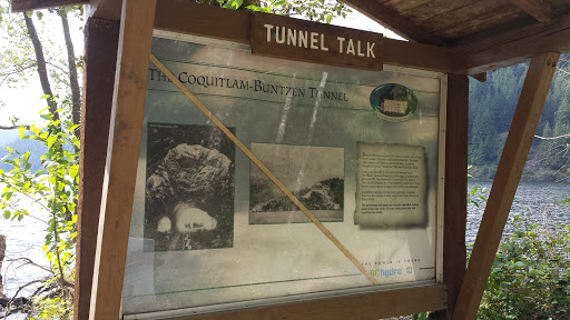 Buntzen Tunnel History Board