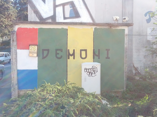 Demoni Flag Mural