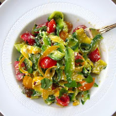 Summer Squash 'pasta' With Ricotta