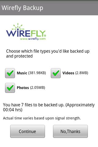 Wirefly Backup