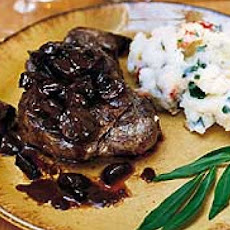 Filet Mignon with Truffled Mushroom Ragoût