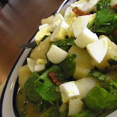 Spinach Salad with Warm Bacon-Mustard Dressing