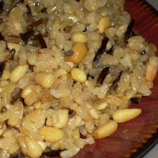 Brown and Wild Rice with Pine Nuts and Thyme