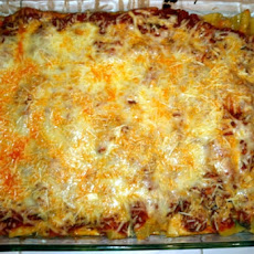 Beef and Cheese Manicotti