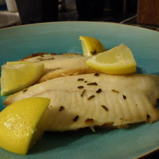 Braised Halibut With Tarragon and Chives
