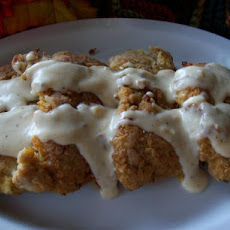 Texas-Style Chicken Fried Steak With Cream Gravy