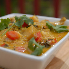 Thai mango curry with chicken - made from scratch