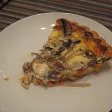 Salmon Mushroom Quiche