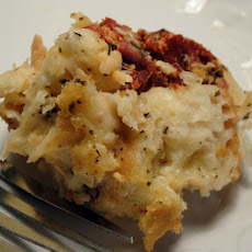Garlic and Herb Bread Pudding