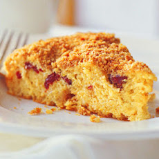 Dried-Cherry Streusel Kuchen