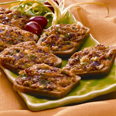 Cheesy Bacon Appetizers on Rye