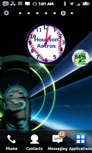 【免費個人化App】Houston Astros Clock Widget-APP點子