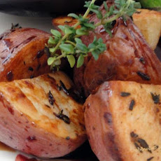 Thyme-Roasted Potato W/ Balsamic Vinegar
