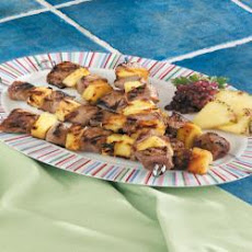 Pineapple Sirloin Skewers