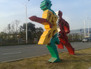 南昌国体运动小人雕塑-圭亚那