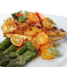 Grilled Chicken with Kumquat-Lemongrass Dressing