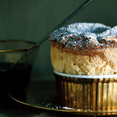 Spiced-Pumpkin Soufflés with Bourbon and Molasses Sauce