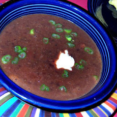 Black Bean & Salsa Soup