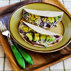 Slow Cooker Shredded Beef Tacos with Spicy Slaw and Avocado