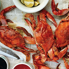 Blue Claw Crab Boil with Asian Condiments