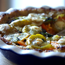 Heirloom Tomato, Basil and Goat Cheese 